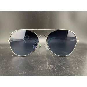 Nine West SR1217 Silver Aviator Sunglasses Dark Gradient Lens - 058 (84)